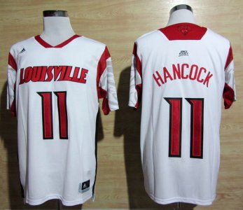 Maillot De Basket NCAA Louisville Cardinals 2013 March Madness Luke Hancock 11 Authentique Blanc